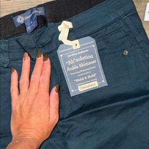 Democracy Women's Deep Teal Ankle Jeans